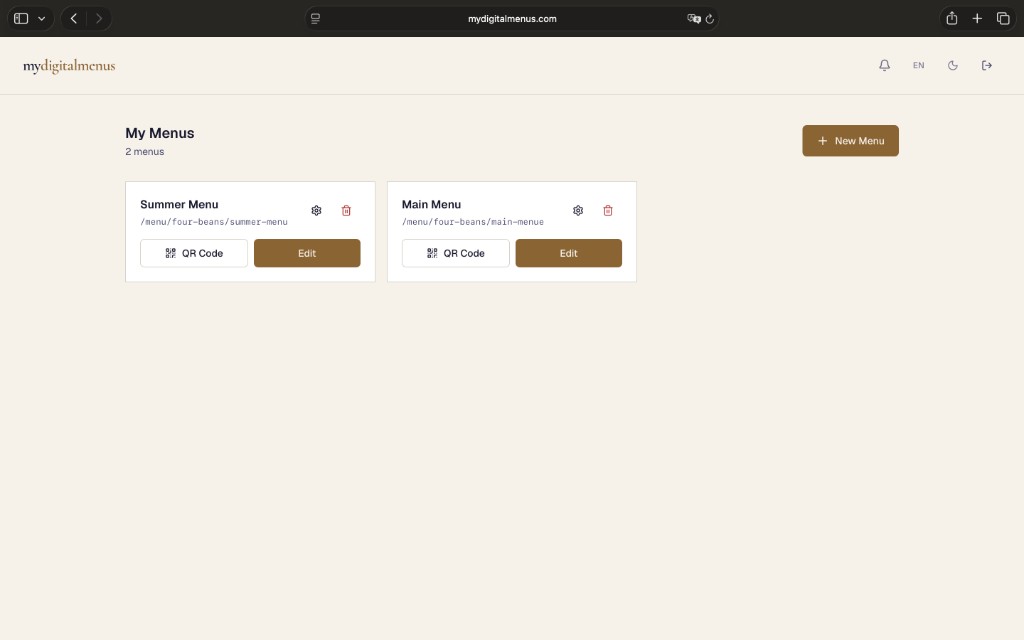 Dashboard on computer